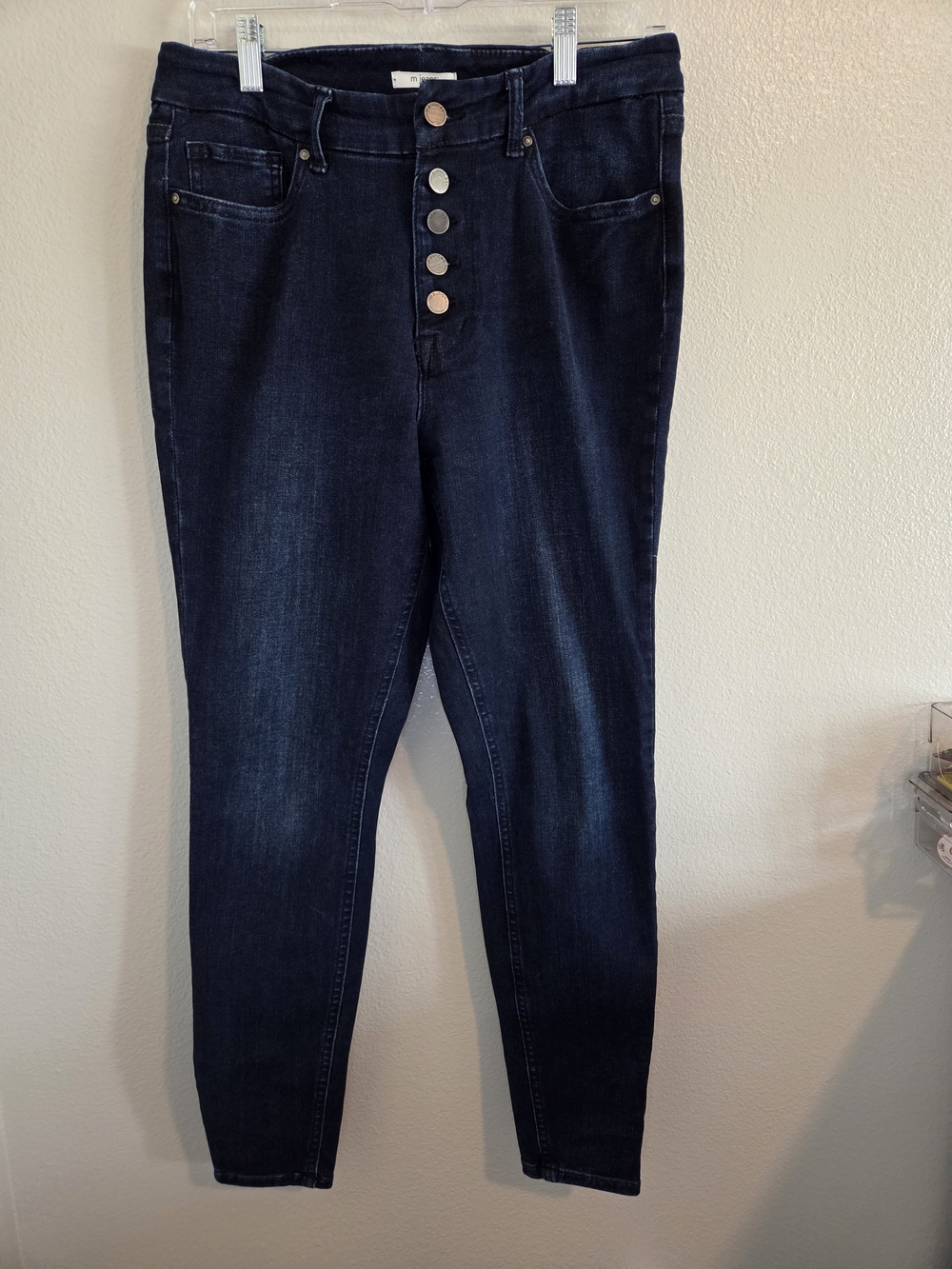Maurices Dark Wash High-Rise Button Fly Women’s Jeans